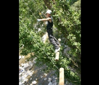  Parco avventura nel villaggio di Loubet 
